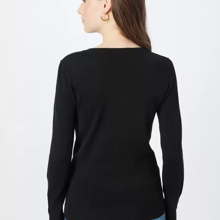 Guess - Pulover pe negru