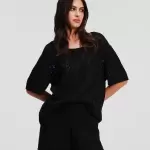 Karl Lagerfeld - Pulover negru
