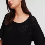 Karl Lagerfeld - Pulover negru