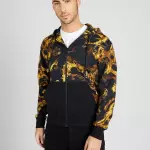 Versace Jeans Couture - Hanorac pe negru