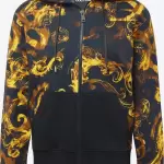 Versace Jeans Couture - Hanorac pe negru