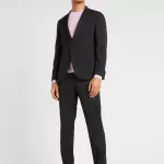 Michael Kors - Costum regular pe negru
