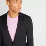 Michael Kors - Costum regular pe negru