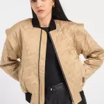Karl Lagerfeld - Jacheta bomber cu maneci detasabile