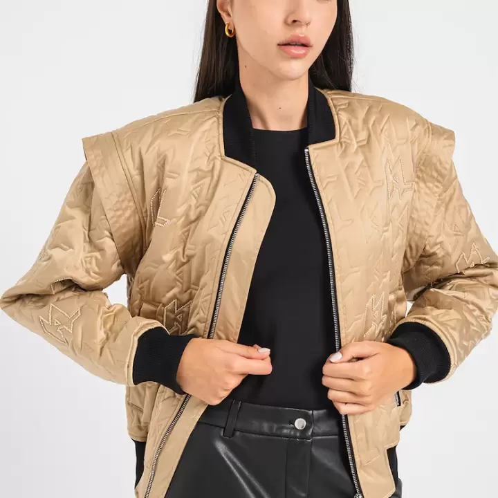 Karl Lagerfeld - Jacheta bomber cu maneci detasabile