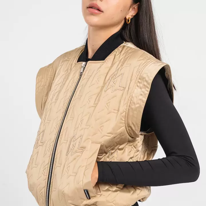 Karl Lagerfeld - Jacheta bomber cu maneci detasabile