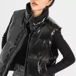 Karl Lagerfeld - Vesta bufanta cu logo