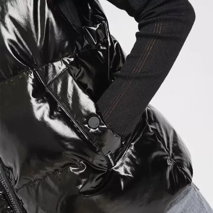 Karl Lagerfeld - Vesta bufanta cu logo