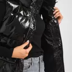 Karl Lagerfeld - Vesta bufanta cu logo