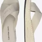 Calvin Klein - Saboți negri, bej