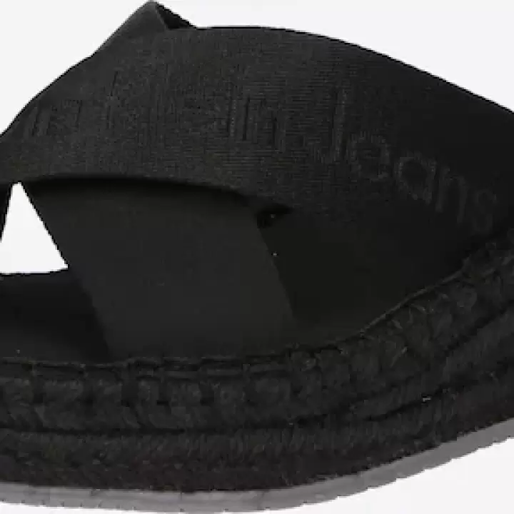 Calvin Klein - Saboți negri, bej