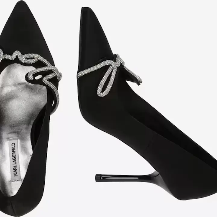 Karl Lagerfeld - Pumps pe negru