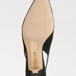 Sam Edelman - Pantofi cu varf ascutit si toc kitten bianka negri