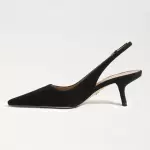 Sam Edelman - Pantofi cu varf ascutit si toc kitten bianka negri