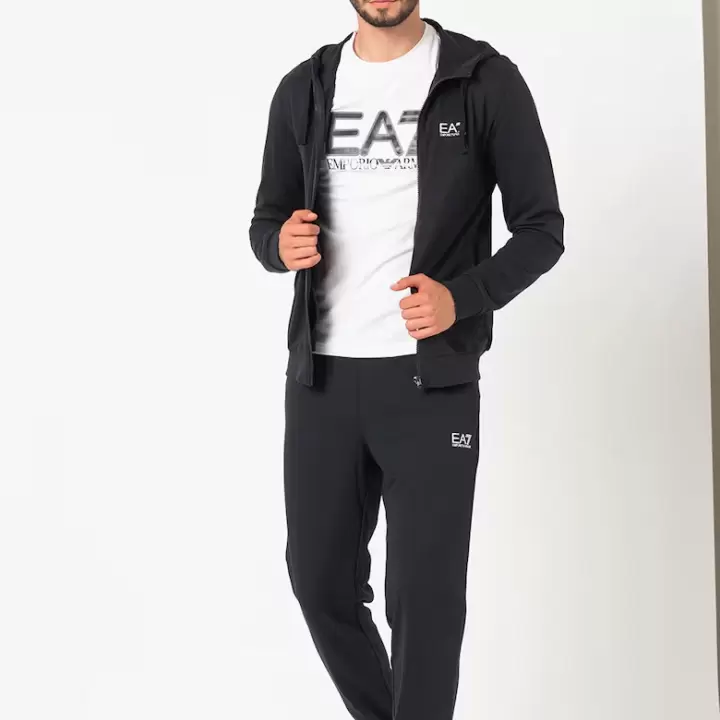 EA7 - Trening cu gluga si buzunare laterale