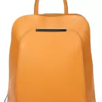 Massimo Castelli - Rucsac din piele cu buzunar exterior