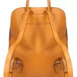 Massimo Castelli - Rucsac din piele cu buzunar exterior
