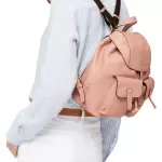 Geox - Rucsac de piele cu clapa Faloria