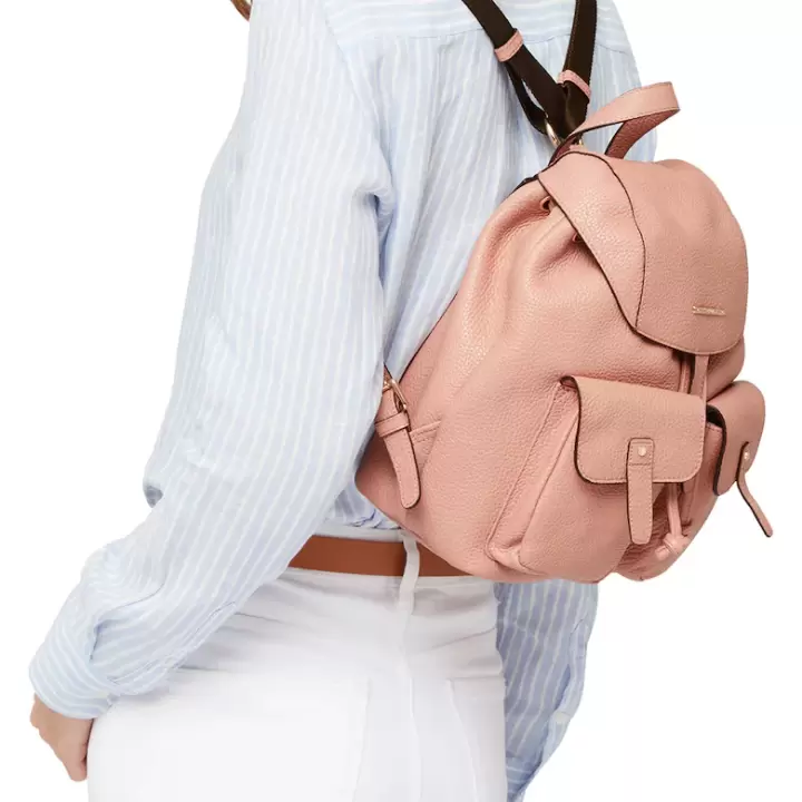 Geox - Rucsac de piele cu clapa Faloria