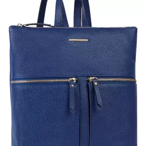 Geox - Rucsac din piele cu buzunare cu fermoar Irenie
