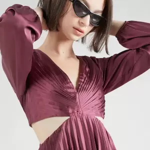 Abercrombie & Fitch Rochie mov orhidee