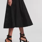 Karl Lagerfeld - Fustă pe negru