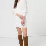Pepe Jeans Rochie mini cu decolteu in V Susi