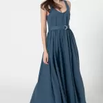 United Colors of Benetton Rochie maxi din amestec de in