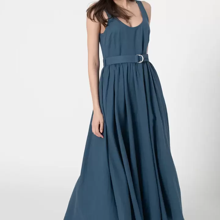 United Colors of Benetton Rochie maxi din amestec de in
