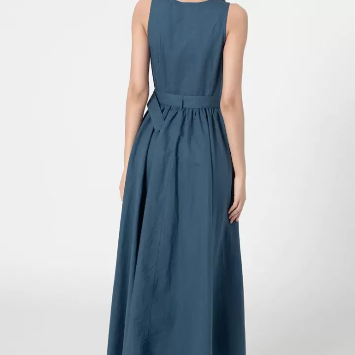 United Colors of Benetton Rochie maxi din amestec de in