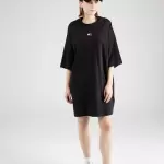 Tommy Jeans - Rochie dimensiuni mari pe negru