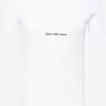 Calvin Klein Jeans - Tricou pe alb