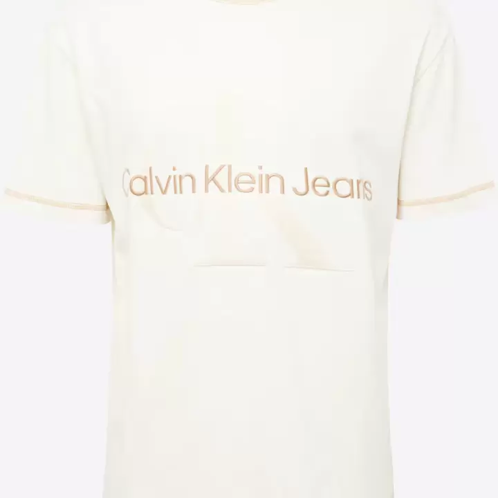 Calvin Klein - Tricou pe alb/negru