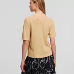 Karl Lagerfeld - Tricou pe maro camila