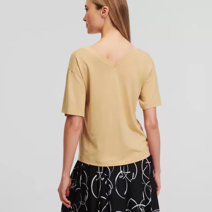 Karl Lagerfeld - Tricou pe maro camila
