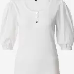 Ralph Lauren - Tricou alb murdar