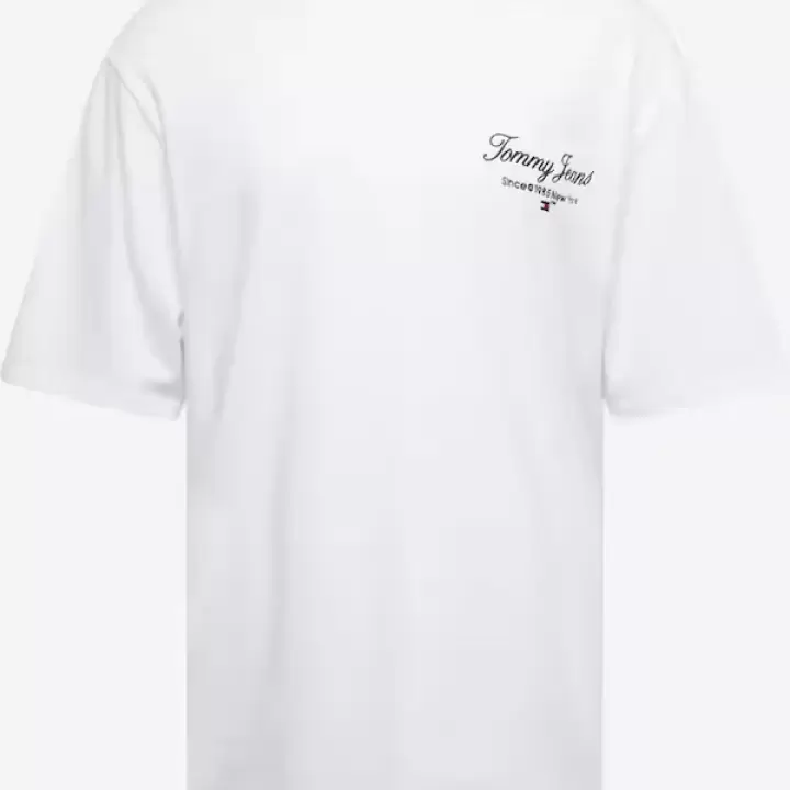 Tommy Jeans - Tricou pe alb