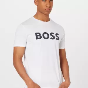 Boss - Tricou Thinking 1 pe alb